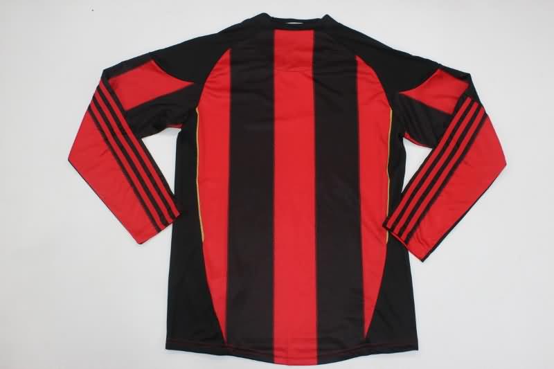 AC Milan Soccer Jersey Home Long Sleeve Retro Replica 2010/11