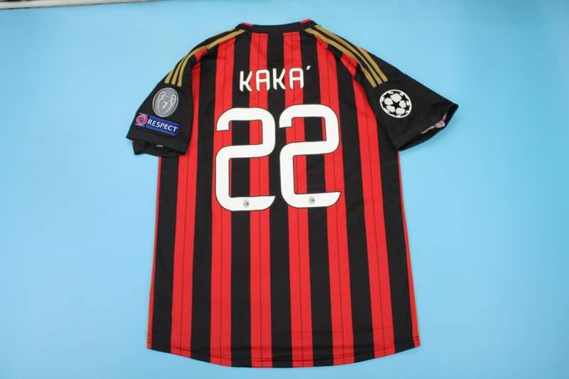 AC Milan Soccer Jersey Home Retro Replica 2013/14