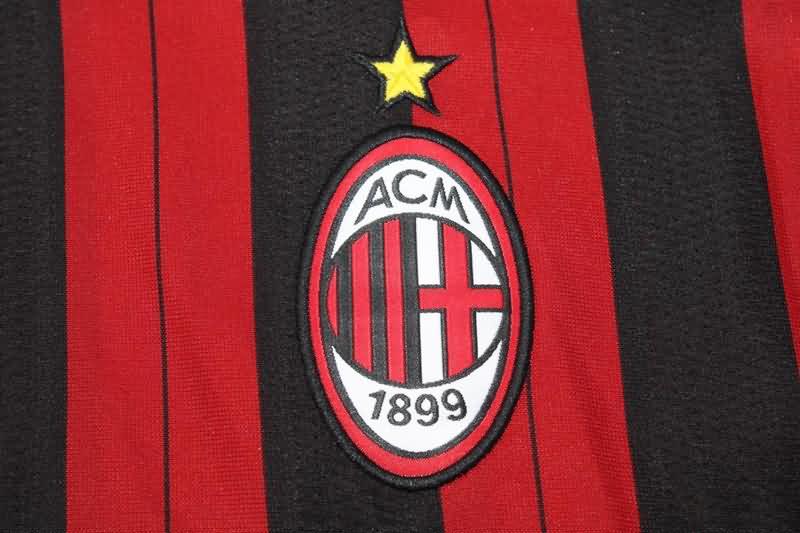 AC Milan Soccer Jersey Home Long Retro Replica 2013/14