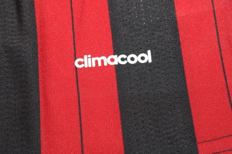 AC Milan Soccer Jersey Home Long Retro Replica 2013/14