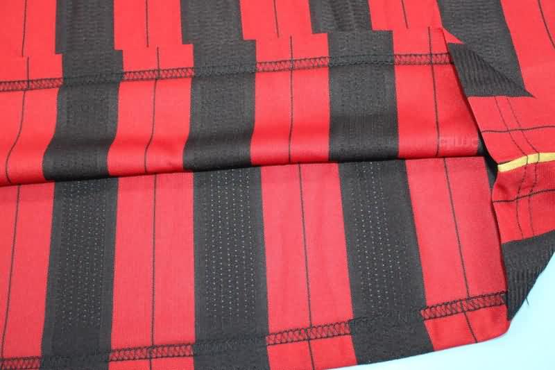 AC Milan Soccer Jersey Home Long Retro Replica 2013/14