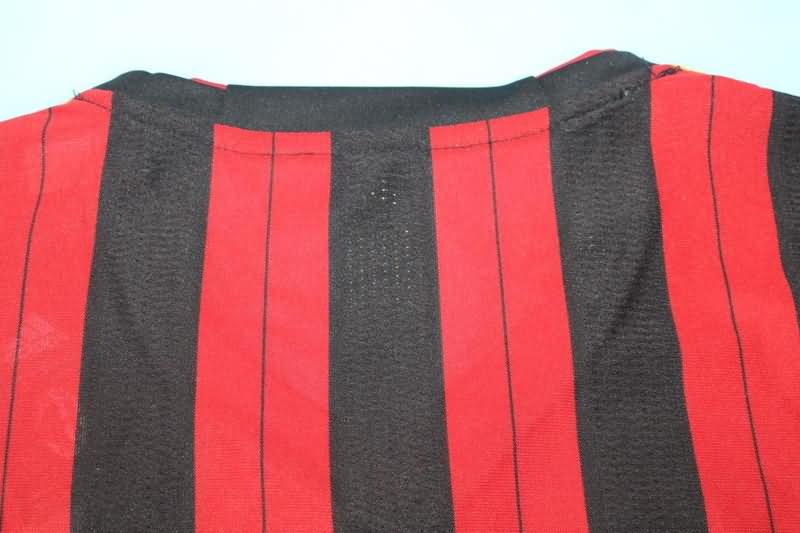 AC Milan Soccer Jersey Home Long Retro Replica 2013/14