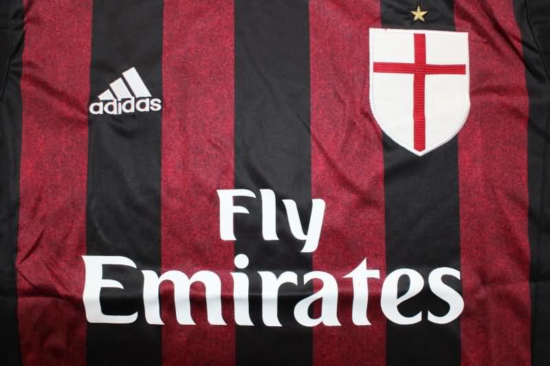 AC Milan Soccer Jersey Home Retro Replica 2015/16