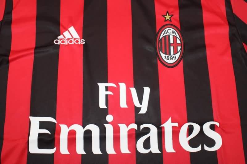 AC Milan Soccer Jersey Home Retro Replica 2017/18