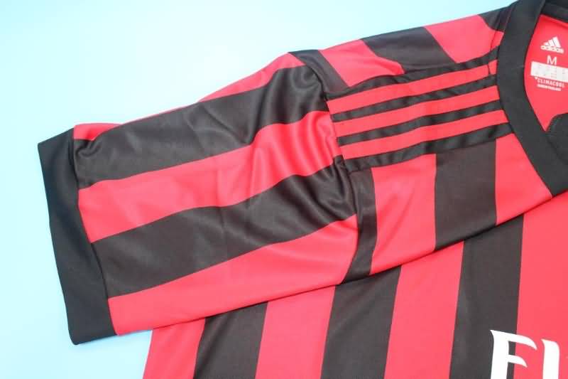 AC Milan Soccer Jersey Home Retro Replica 2017/18