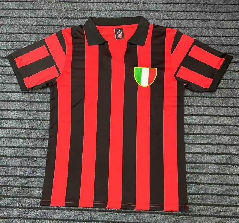 AC Milan Soccer Jersey Home Retro Replica 1963