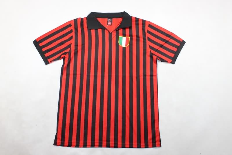 AC Milan Soccer Jersey Home Retro Replica 1963