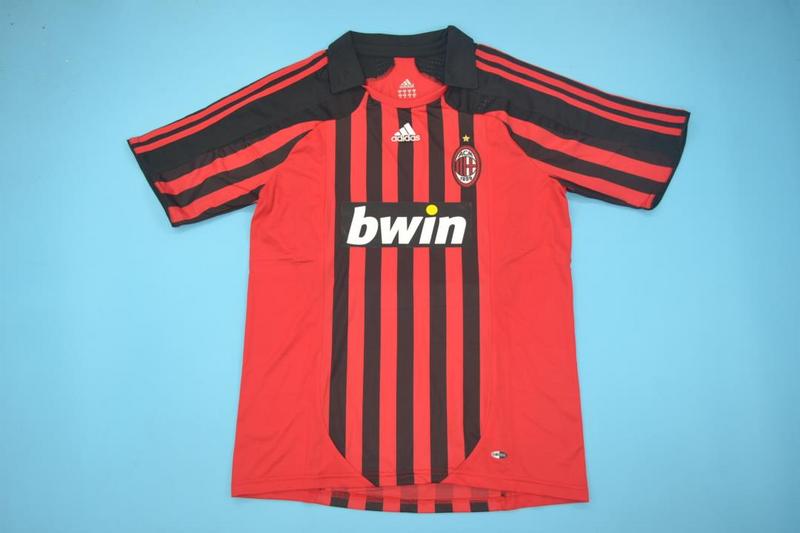 AC Milan Soccer Jersey Home Retro Replica 2007/08