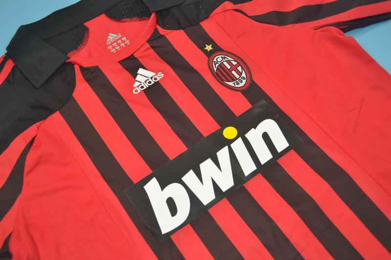 AC Milan Soccer Jersey Home Retro Replica 2007/08