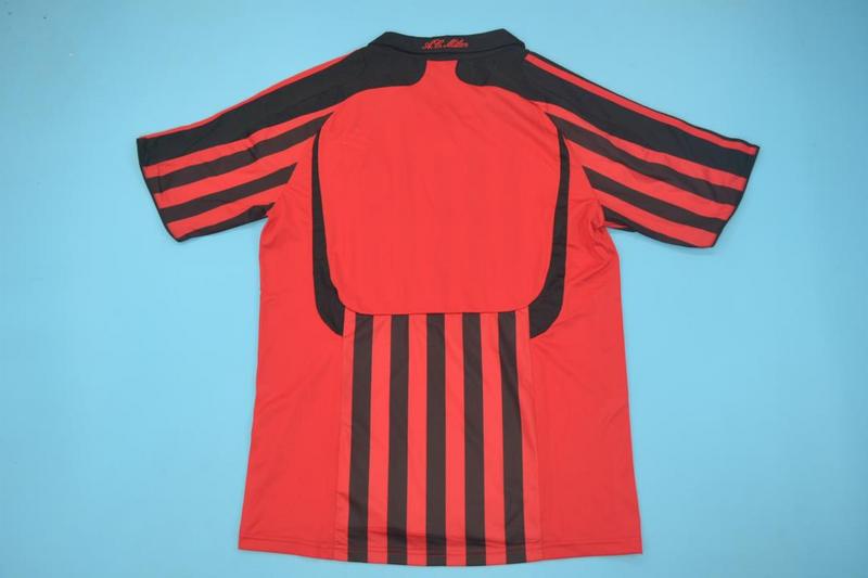 AC Milan Soccer Jersey Home Retro Replica 2007/08