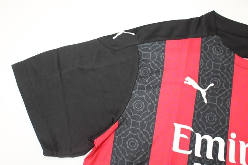 AC Milan Soccer Jersey Home Retro Replica 2020/21