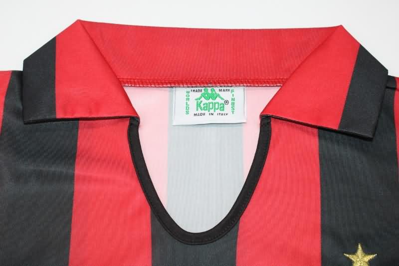 AC Milan Soccer Jersey Home Long Sleeve Retro Replica 1988/89