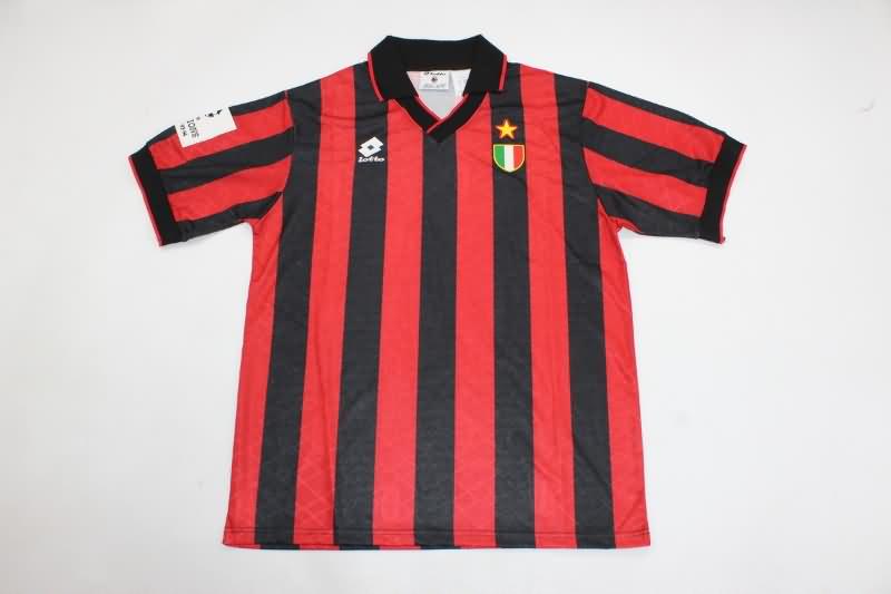 AC Milan Soccer Jersey Final Retro Replica 1993/94