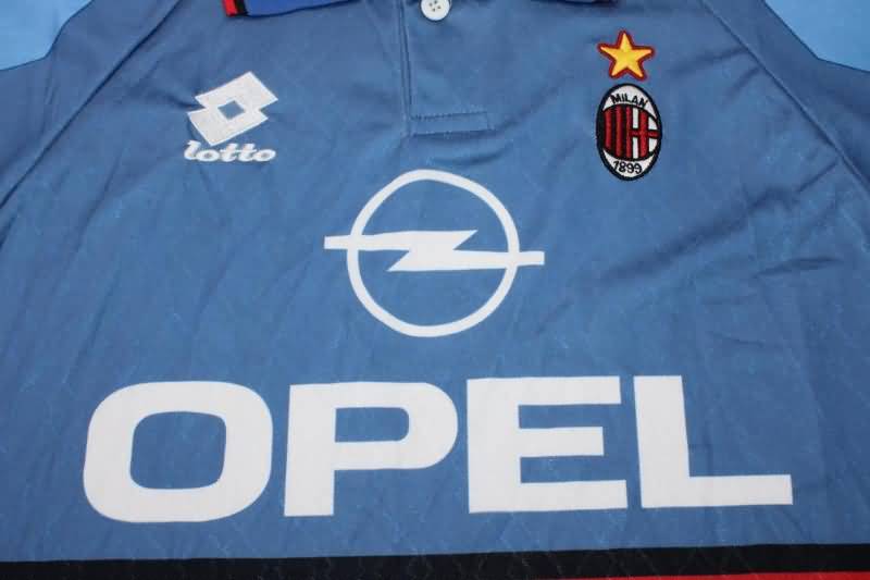 AC Milan Soccer Jersey Away Retro Replica 1995/96