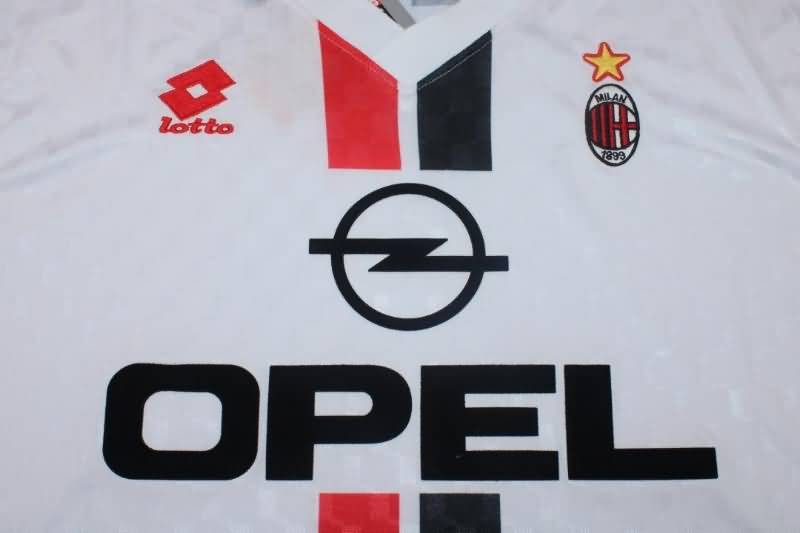 AC Milan Soccer Jersey Away Retro Replica 1995/97