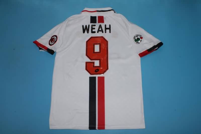 AC Milan Soccer Jersey Away Retro Replica 1995/97