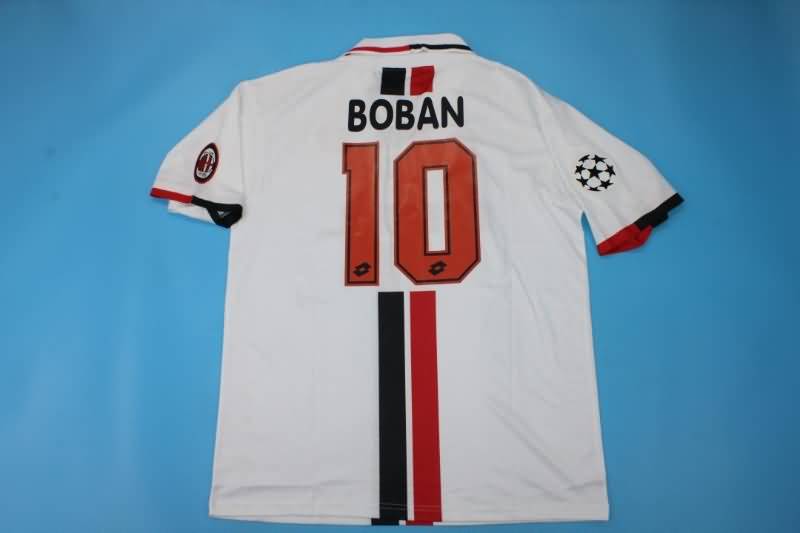 AC Milan Soccer Jersey Away Retro Replica 1995/97