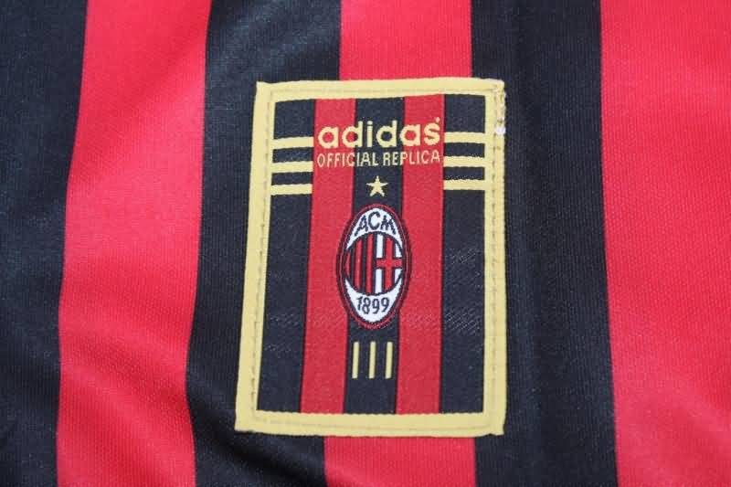 AC Milan Soccer Jersey Home Long Slevee Retro Replica 1999/00