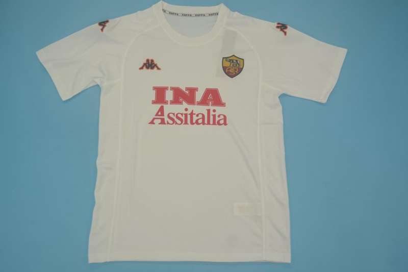 AS Roma Soccer Jersey Away Retro Replica 2000/01
