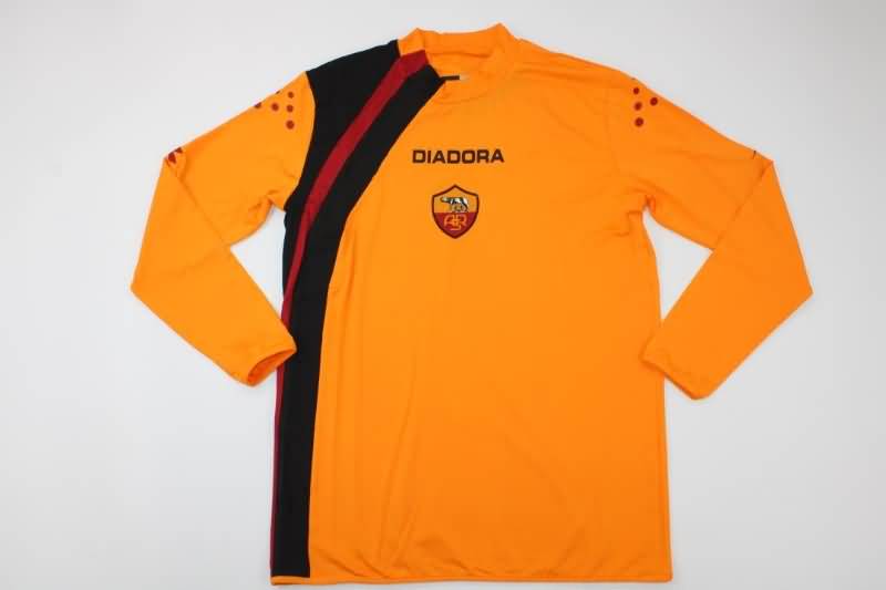 AS Roma Soccer Jersey Away Long Slevee Retro Replica 2005/06