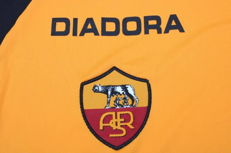 AS Roma Soccer Jersey Away Long Slevee Retro Replica 2005/06