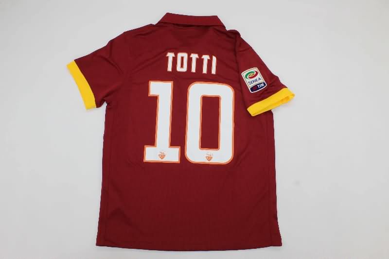 AAA Quality AS Roma 2014/15 Home Retro Soccer Jersey