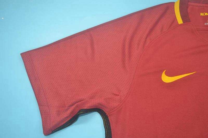 AS Roma Soccer Jersey Home Retro Replica 2017/18