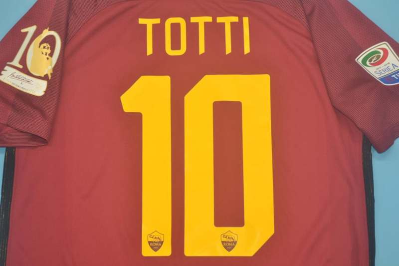 AS Roma Soccer Jersey Home Retro Replica 2017/18