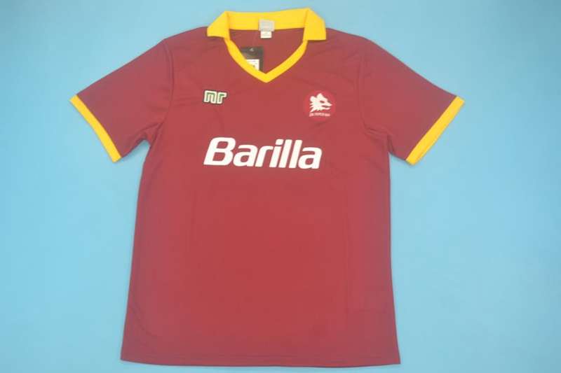 AS Roma Soccer Jersey Home Retro Replica 1989/90