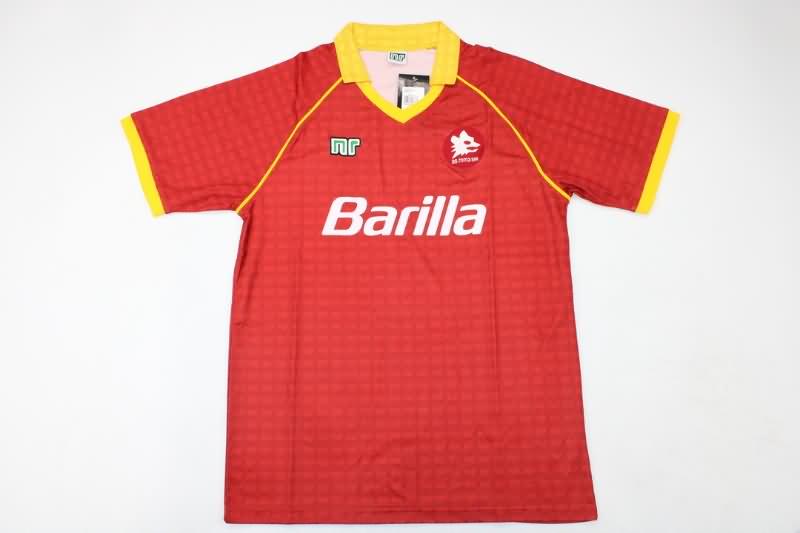 AS Roma Soccer Jersey Home Retro Replica 1990/91