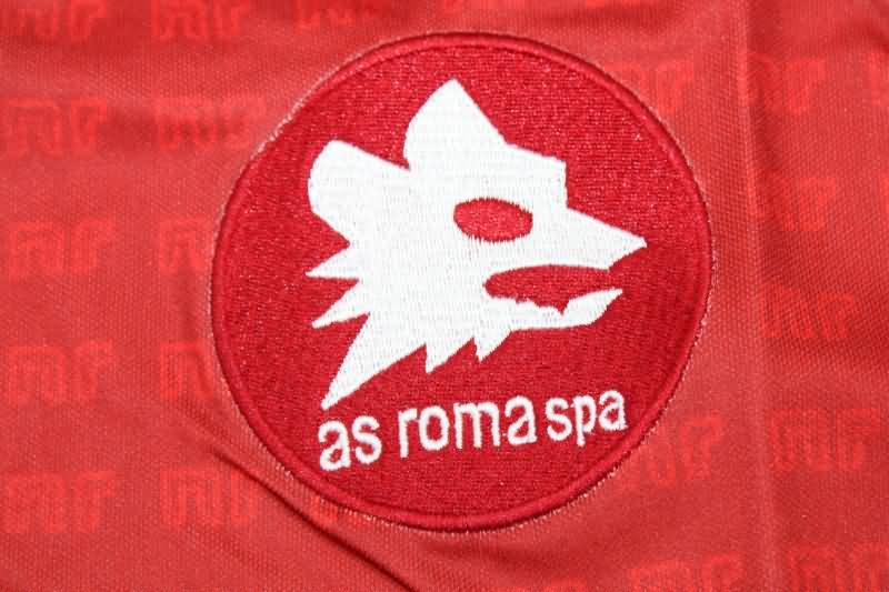 AS Roma Soccer Jersey Home Retro Replica 1990/91