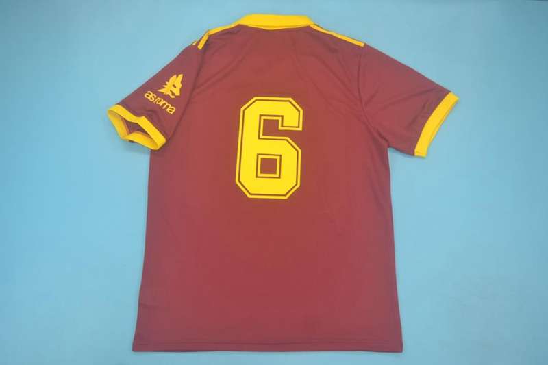 AS Roma Soccer Jersey Home Retro Replica 1991/92