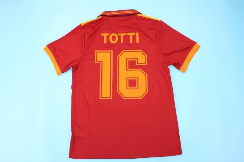 AS Roma Soccer Jersey Home Retro Replica 1992/94