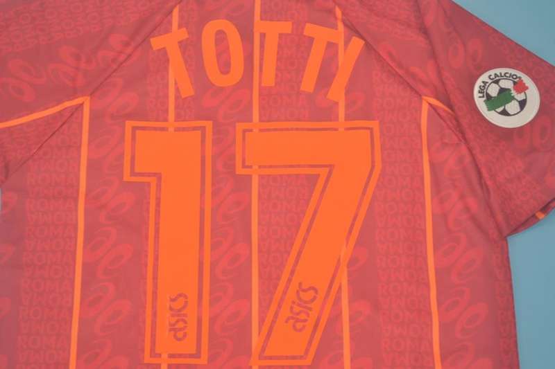 AS Roma Soccer Jersey Home Retro Replica 1996/97