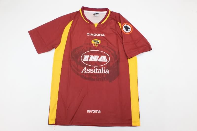 AS Roma Soccer Jersey Home Retro Replica 1997/98