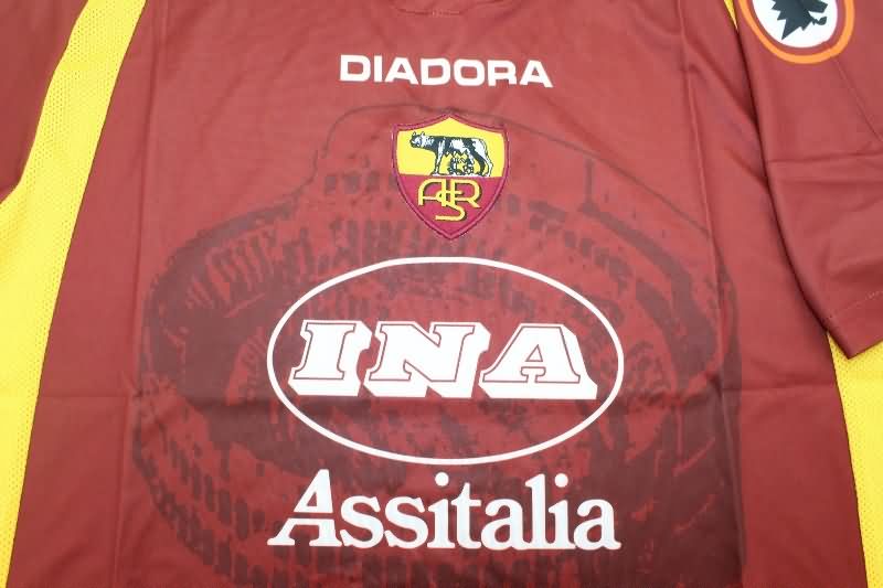 AS Roma Soccer Jersey Home Retro Replica 1997/98