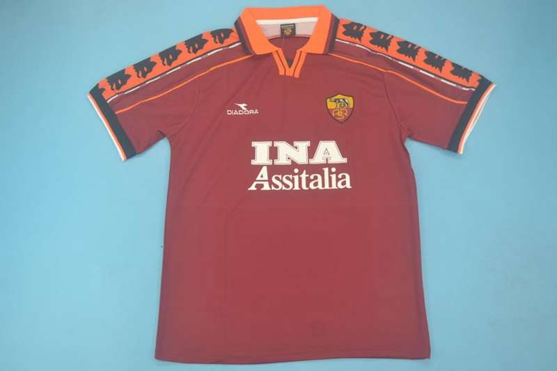 AS Roma Soccer Jersey Home Retro Replica 1998/99