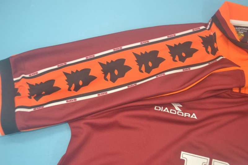 AS Roma Soccer Jersey Home Retro Replica 1998/99