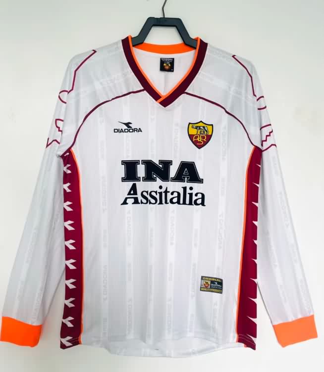 AAA Quality AS Roma 1999/00 Away Retro Long Sleeve Soccer Jersey