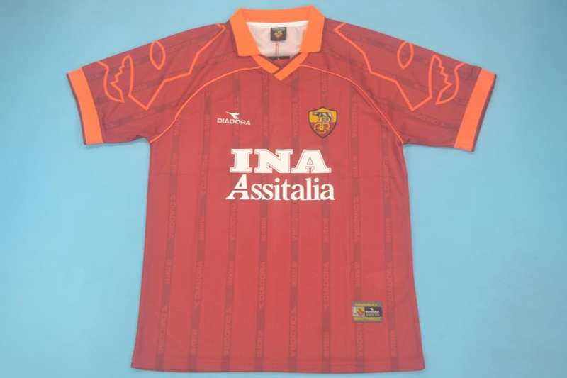 AS Roma Soccer Jersey Home Retro Replica 1999/00