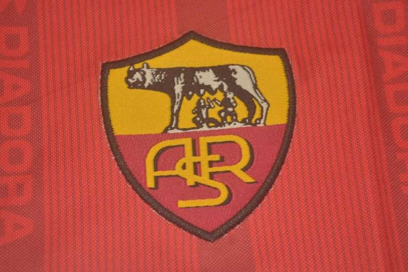 AS Roma Soccer Jersey Home Retro Replica 1999/00