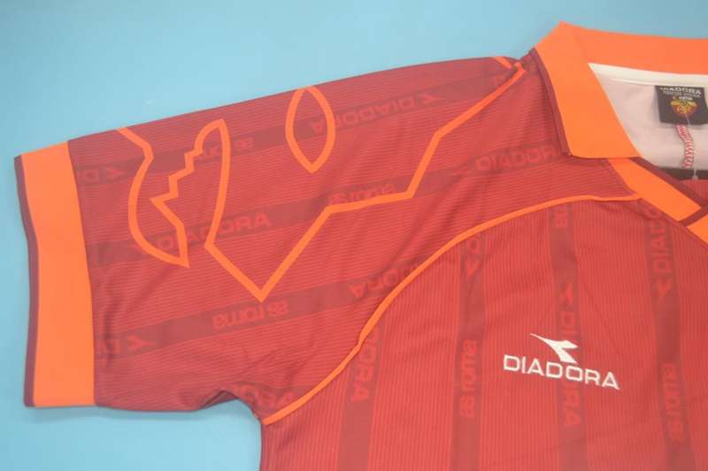 AS Roma Soccer Jersey Home Retro Replica 1999/00