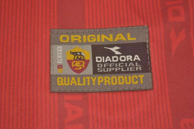 AS Roma Soccer Jersey Home Retro Replica 1999/00