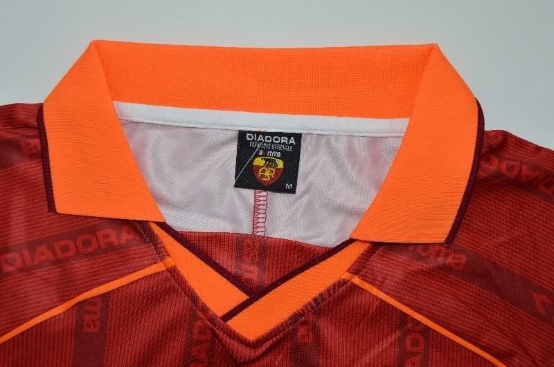 AAA Quality AS Roma 1999/00 Home Retro Long Sleeve Soccer Jersey