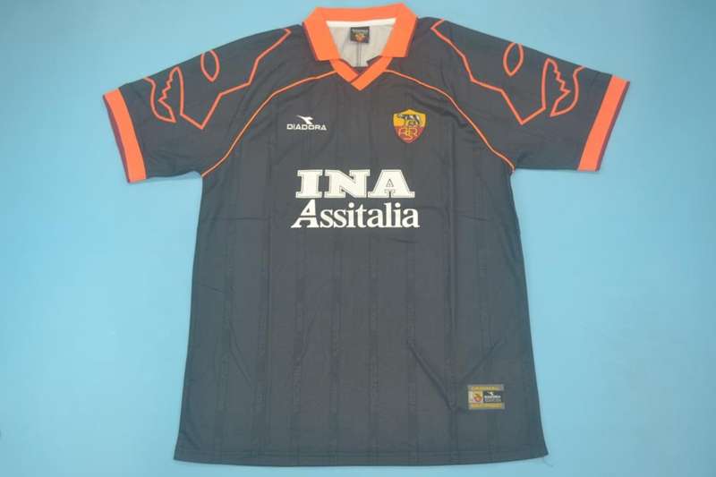 AS Roma Soccer Jersey Third Retro Replica 1999/00 AS Roma Soccer Jersey Third Retro Replica 1999/00