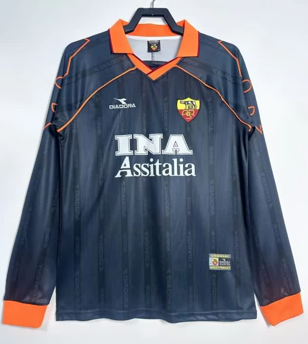 AAA Quality AS Roma 1999/00 Third Retro Long Sleeve Soccer Jersey AAA Quality AS Roma 1999/00 Third Retro Long Sleeve Soccer Jersey