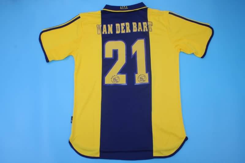 Ajax Soccer Jersey Away Retro Replica 2000/01