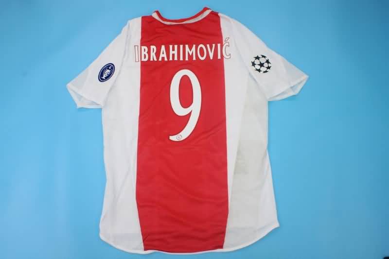 Ajax Soccer Jersey Home Retro Replica 2004/05