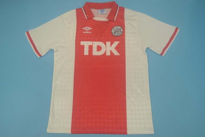 Ajax Soccer Jersey Home Retro Replica 1989/91