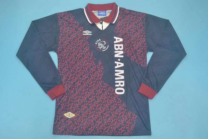 Ajax Soccer Jersey Away Long Sleeve Retro Replica 1994/95